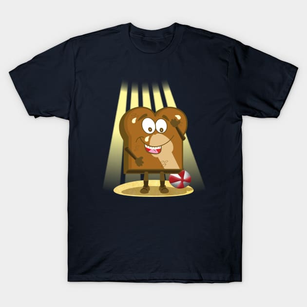 Burnt Toast T-Shirt by GingerbearTease